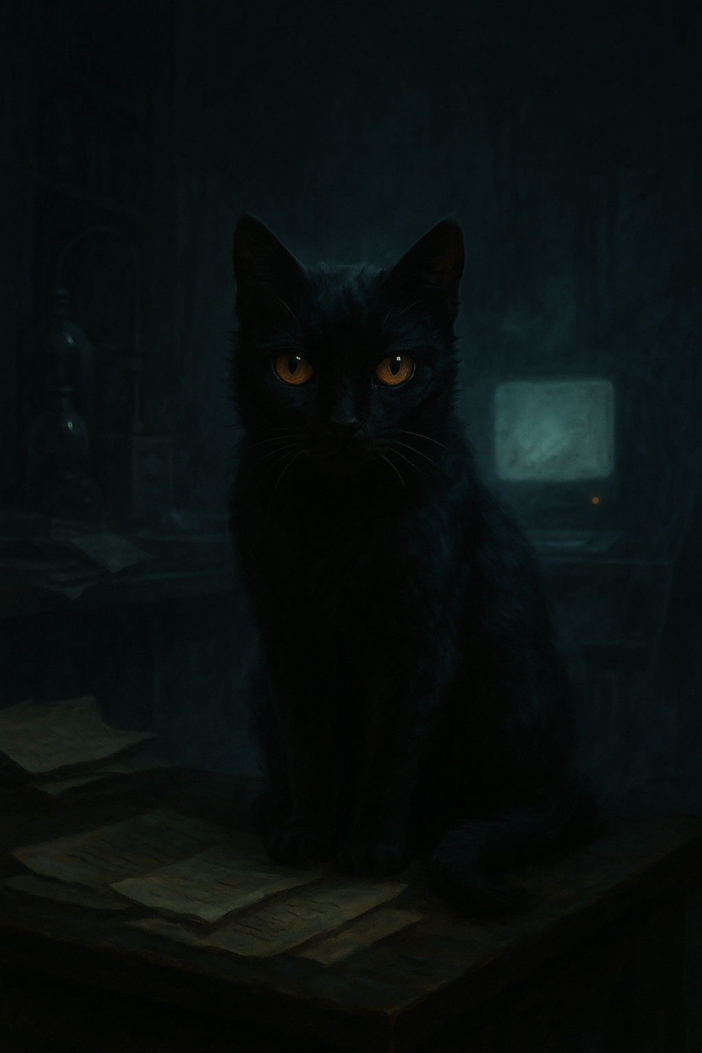 Syn, un gato sumergido en una simulación.